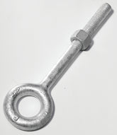BARON 24-3/8X2-1/2 Eye Bolt, 3/8 in Thread, 1-1/2 in L Thread, 3/4 in ID x 1-1/2 in OD Dia Eye, 2-1/2 in L Shank